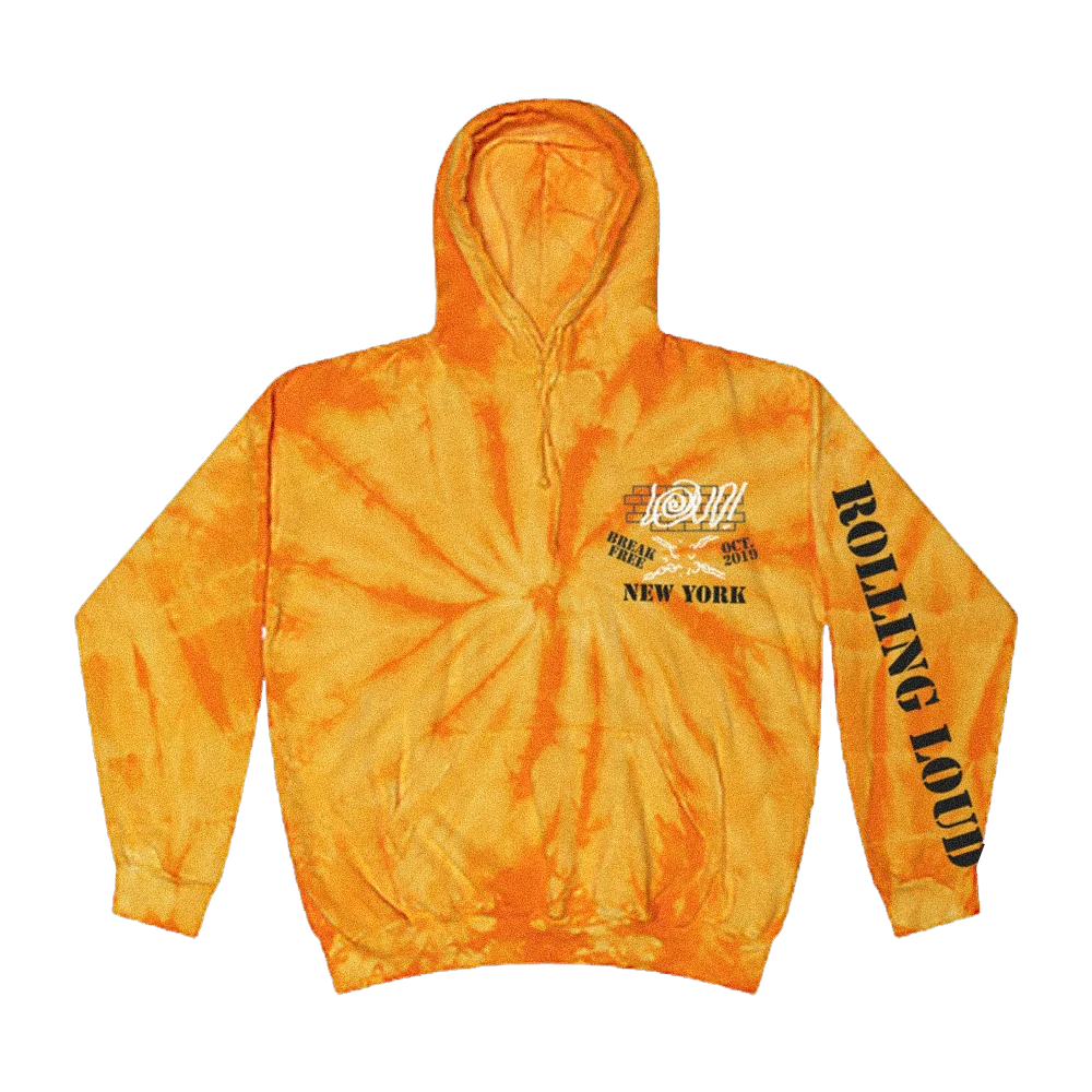 NY19 Break Free Tie Dye Hoodie - Image 2