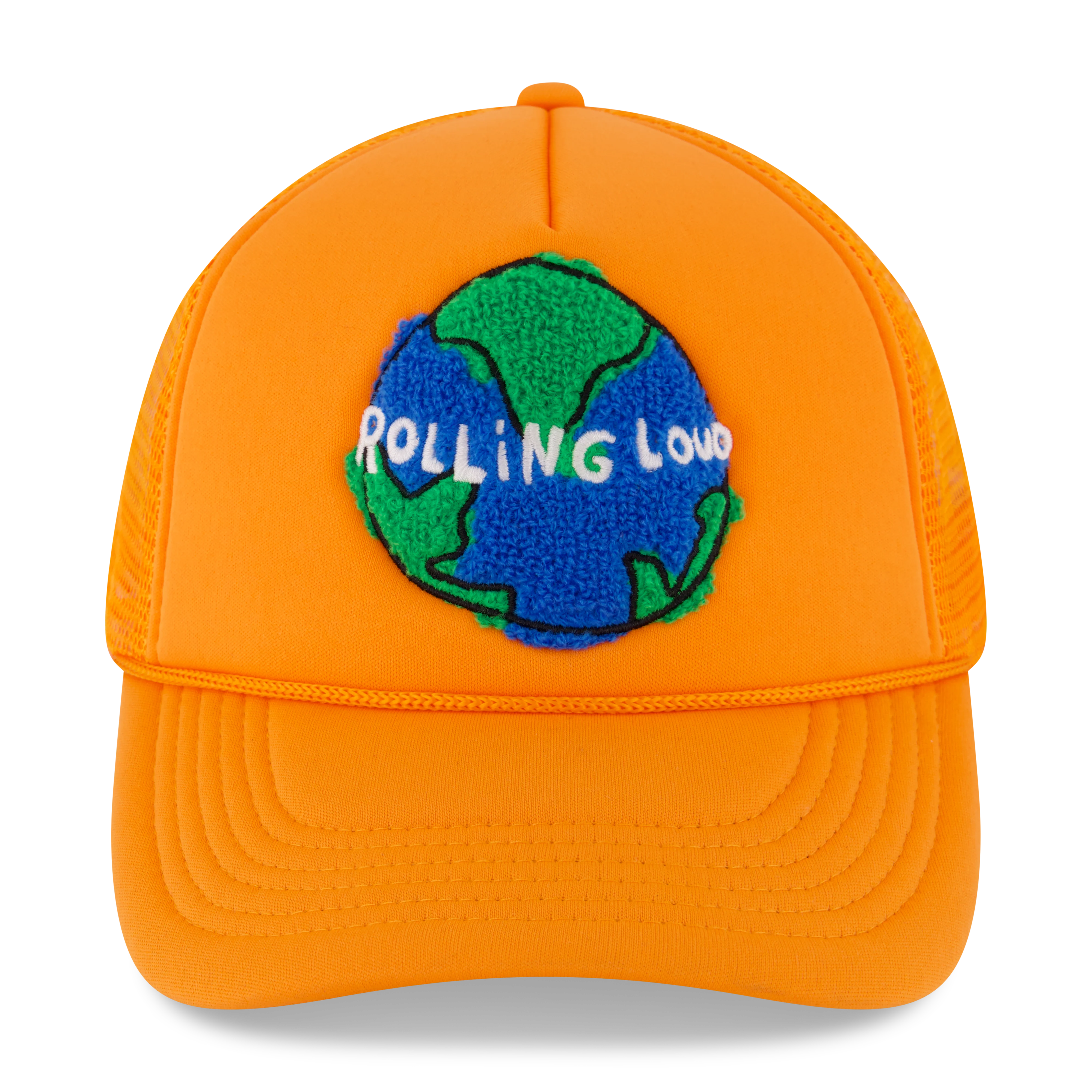 Chenille World Tour Orange Trucker Hat - Image 2