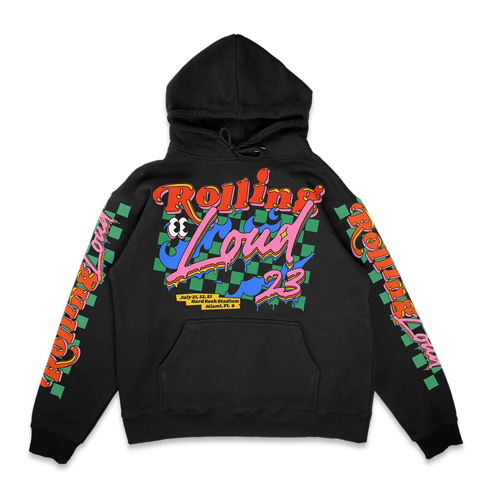 Exclusive Miami 23 Line Up Hoodie Black