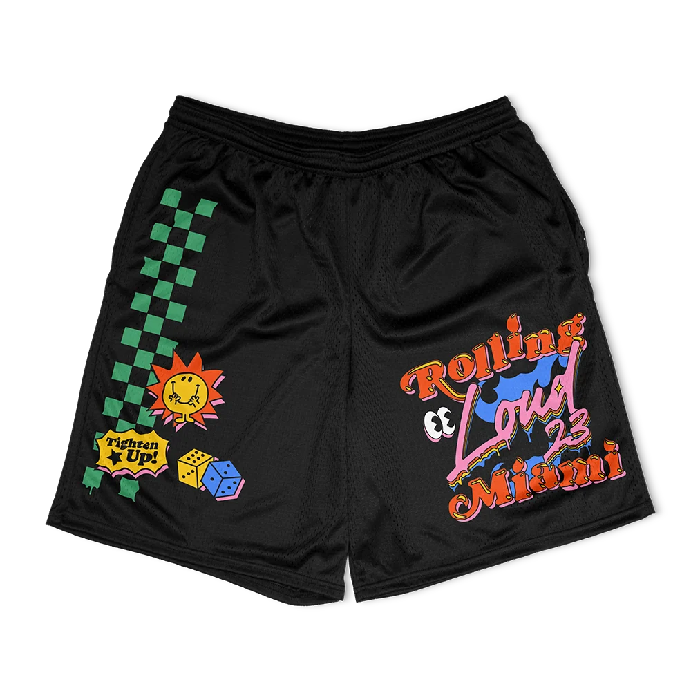 Exclusive Miami 23 Terry Shorts Black