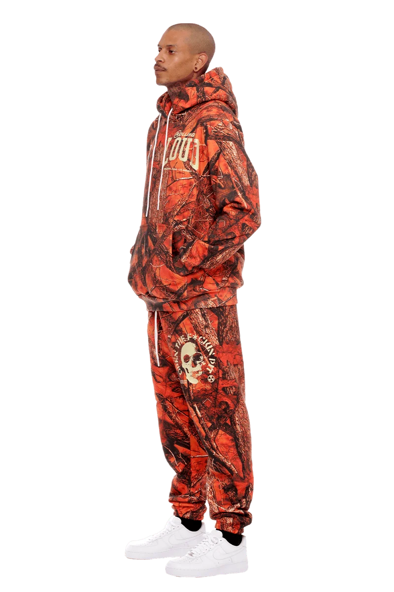 Open The Pit OG Orange Camo Sweatpants - Image 6