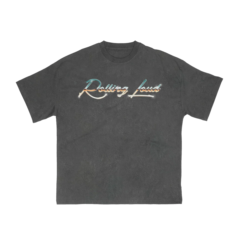 RL 80's Chrome T Shirt Acid Wash Toronto 22'
