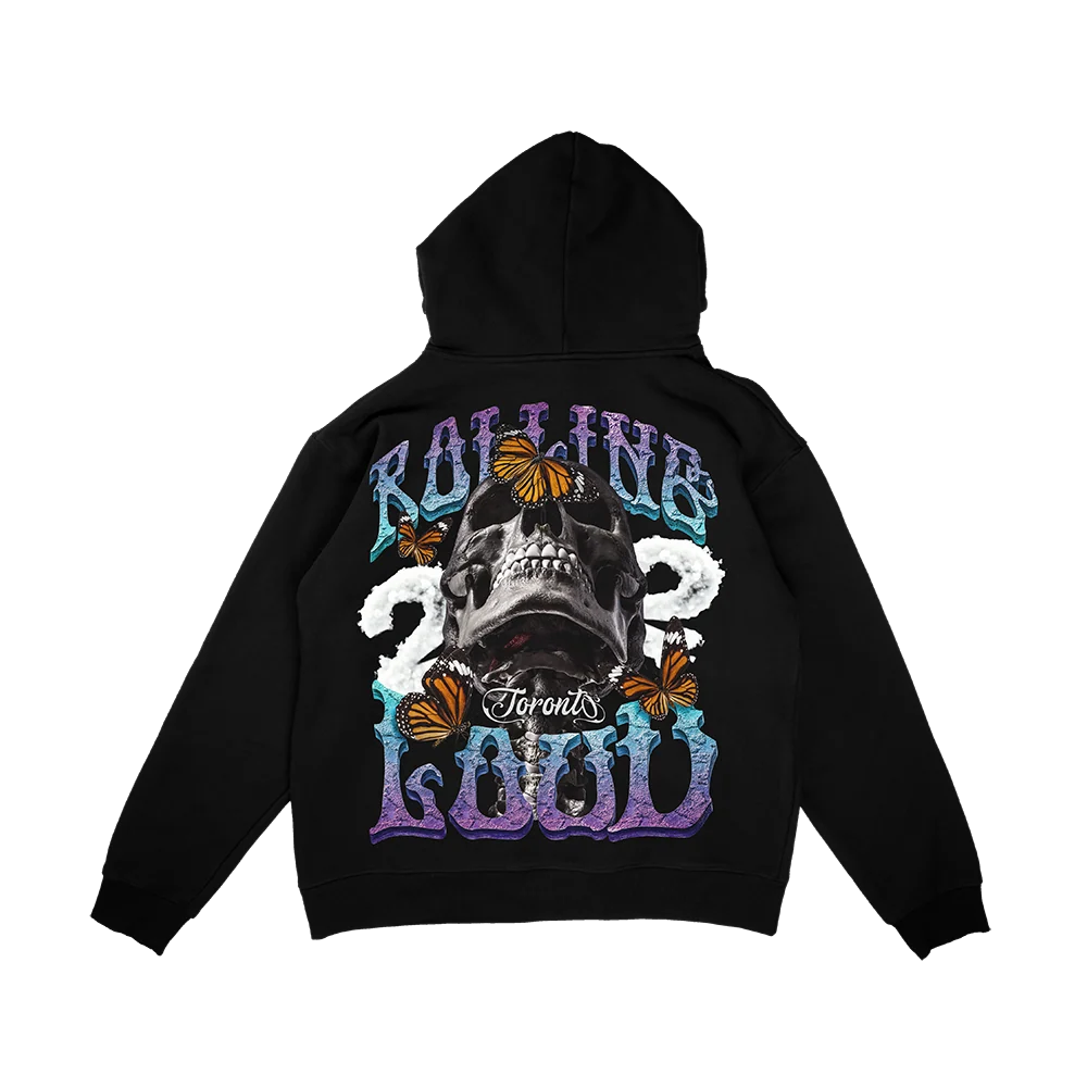 RL Black Skeleton Hoodie Toronto 2022