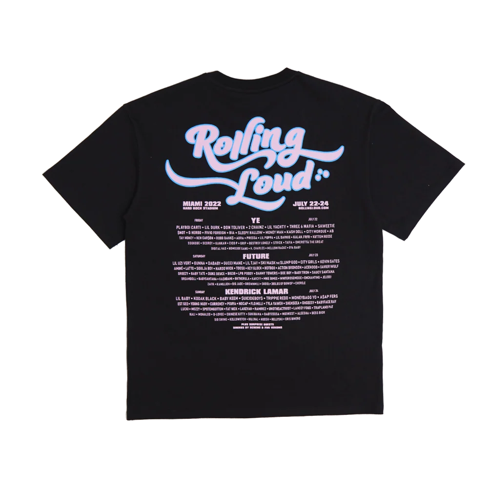 RL Bling T Shirt Black Miami 22 - Image 4