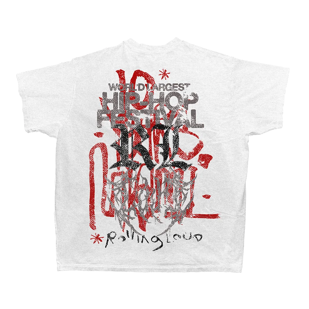 RL Core Distressed White Tee - Image 2