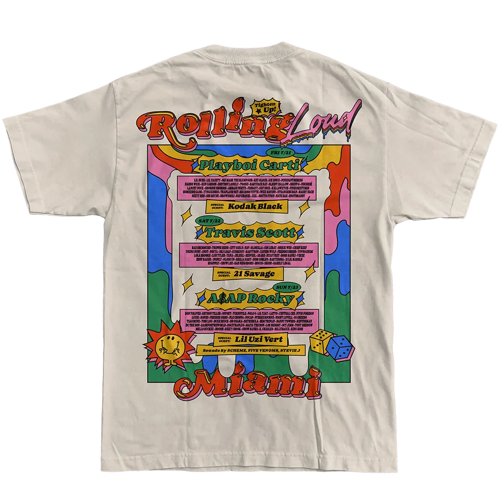 RL Exclusive Miami 23 Line Up Tee Bone - Image 2