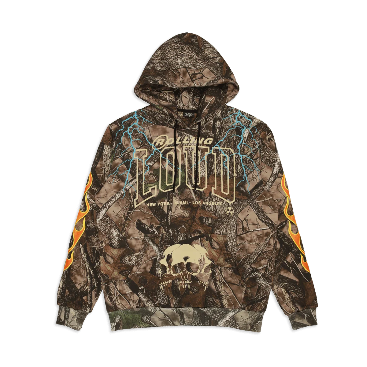 RL Open The Pit Green Hunter Camo Hoodie