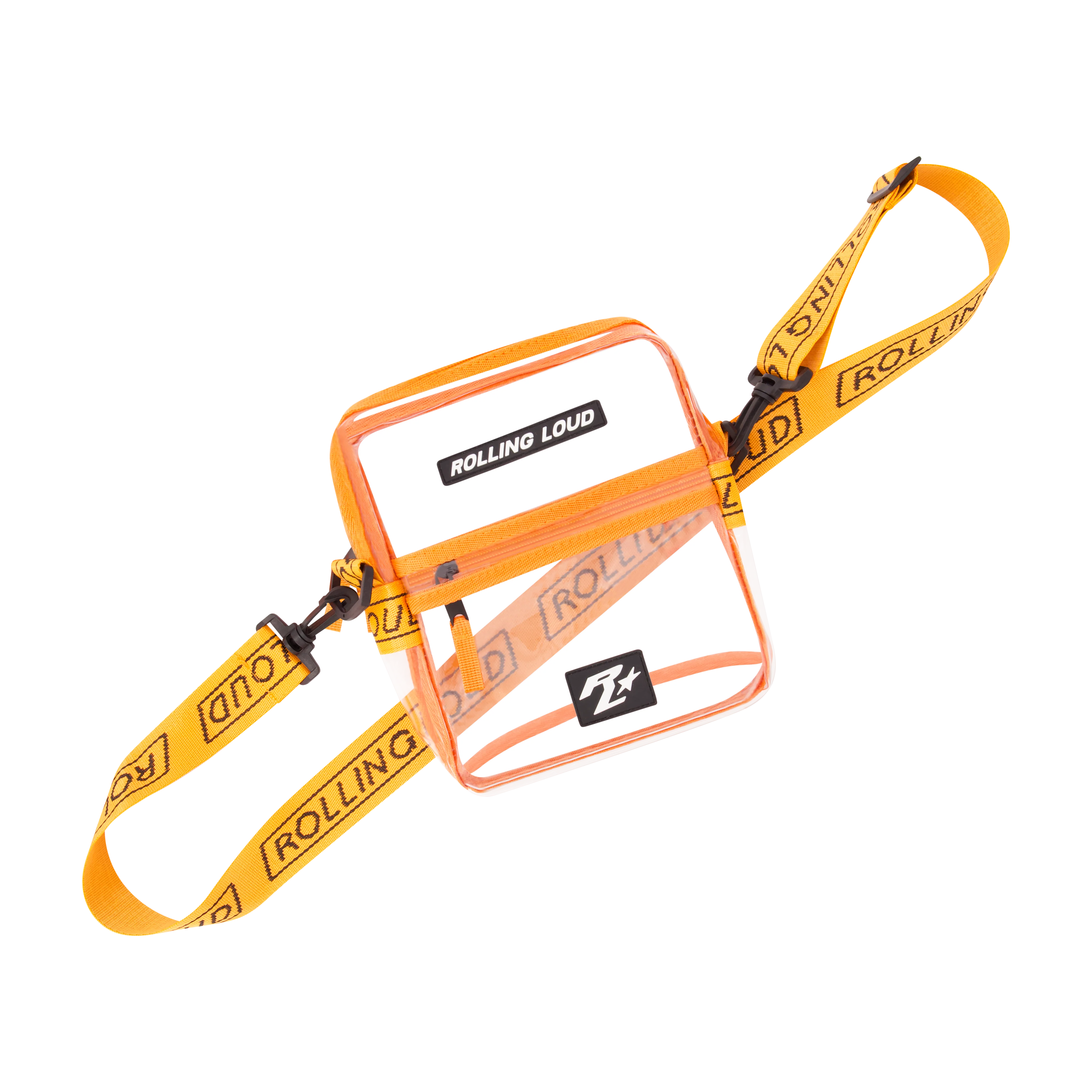 RL Orange Clear Shoulder Bag - Festival Approved - Image 2