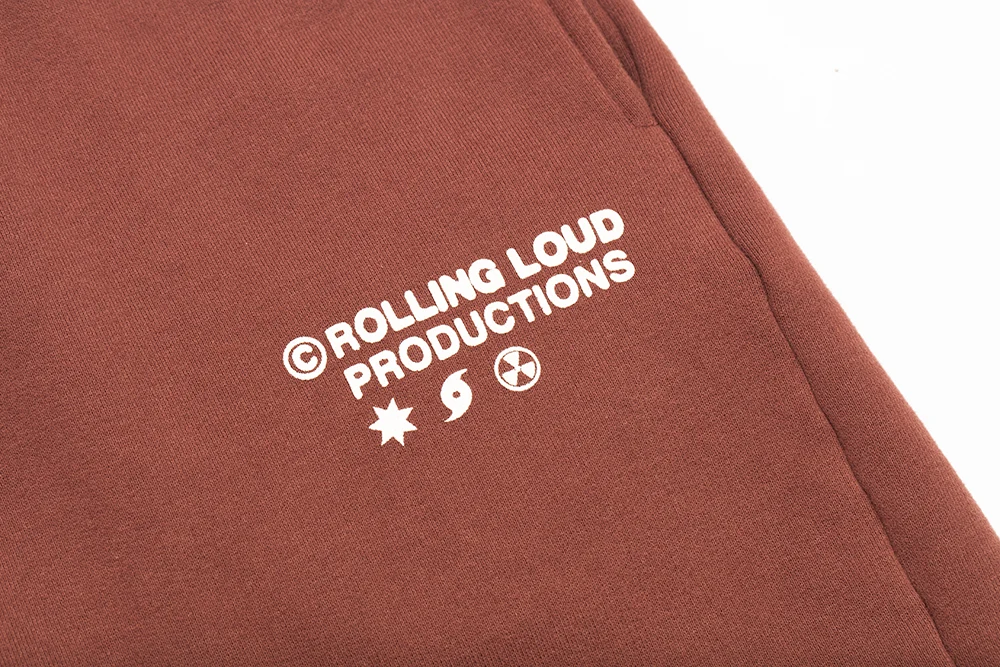 RL Productions Premium Terry Sweatpants Brown - Image 3