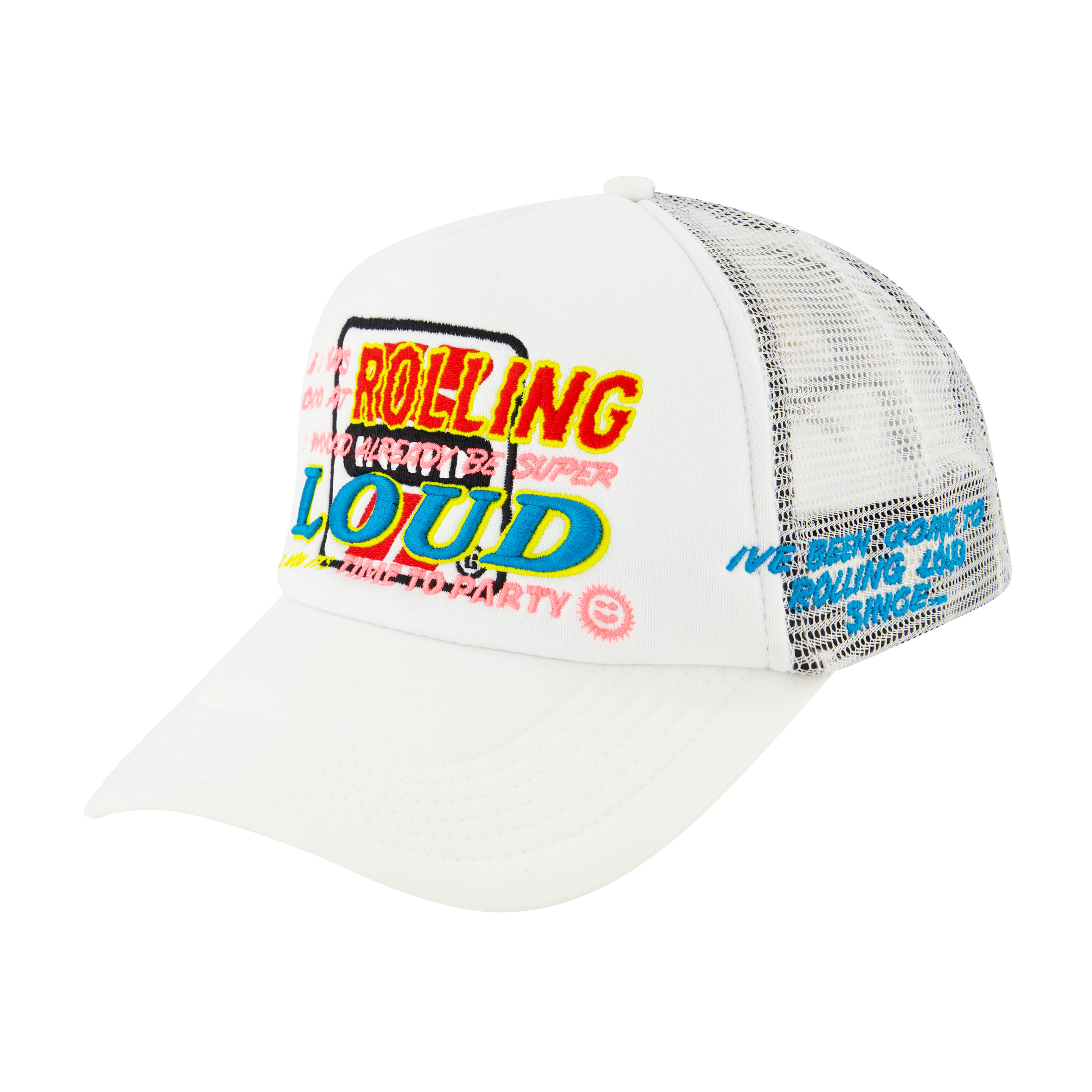 RL Racing Disco White Trucker Hat
