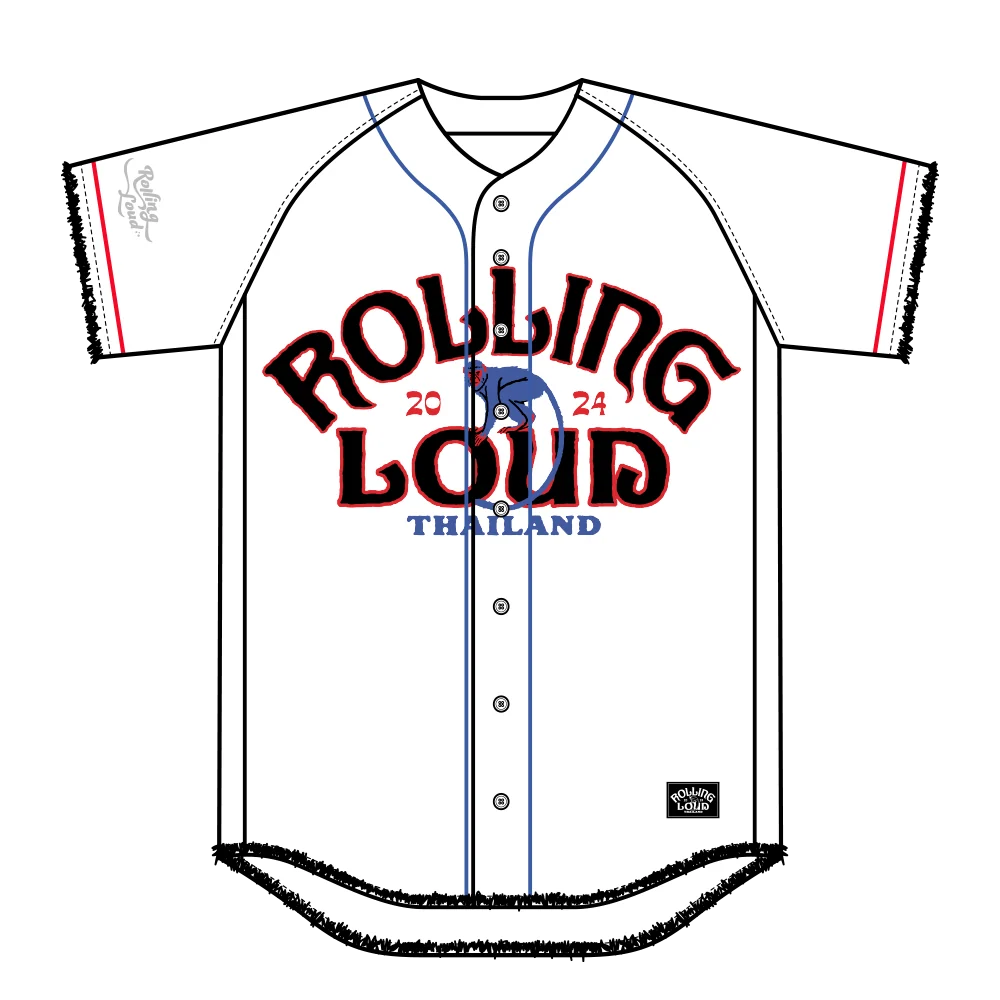 RL Thailand 24 Oasis White Baseball Jersey