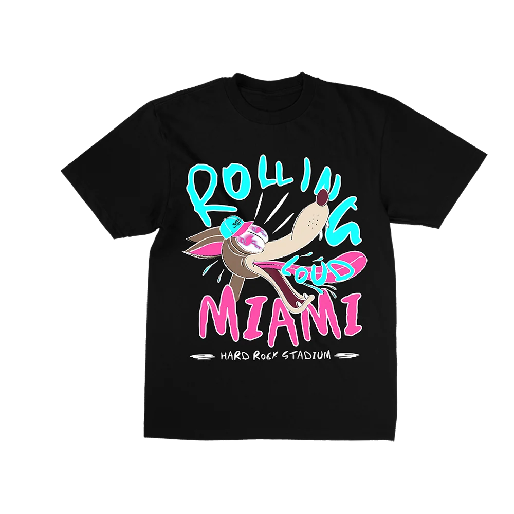 RL Wolf T Shirt Black Miami 22