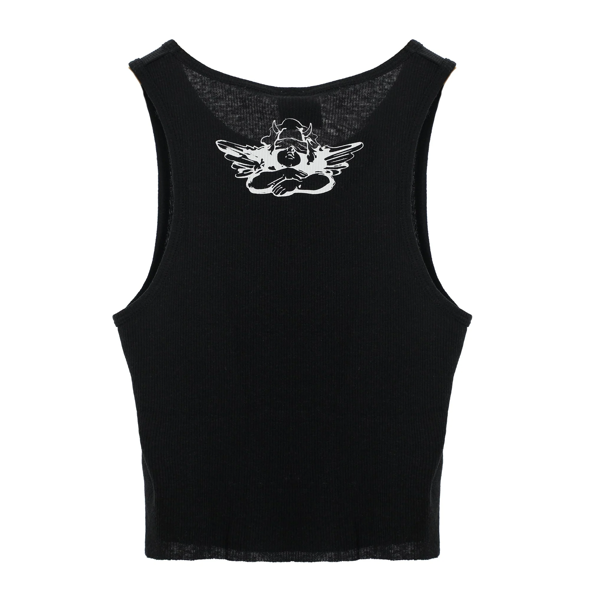 RL X Boys Lie BeeGee Black Tank - Image 3