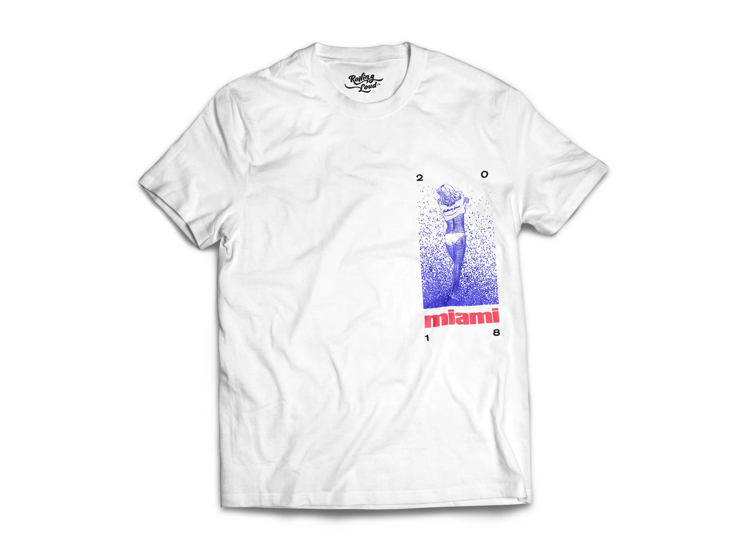 Rolling Loud Miami Woman White Tee