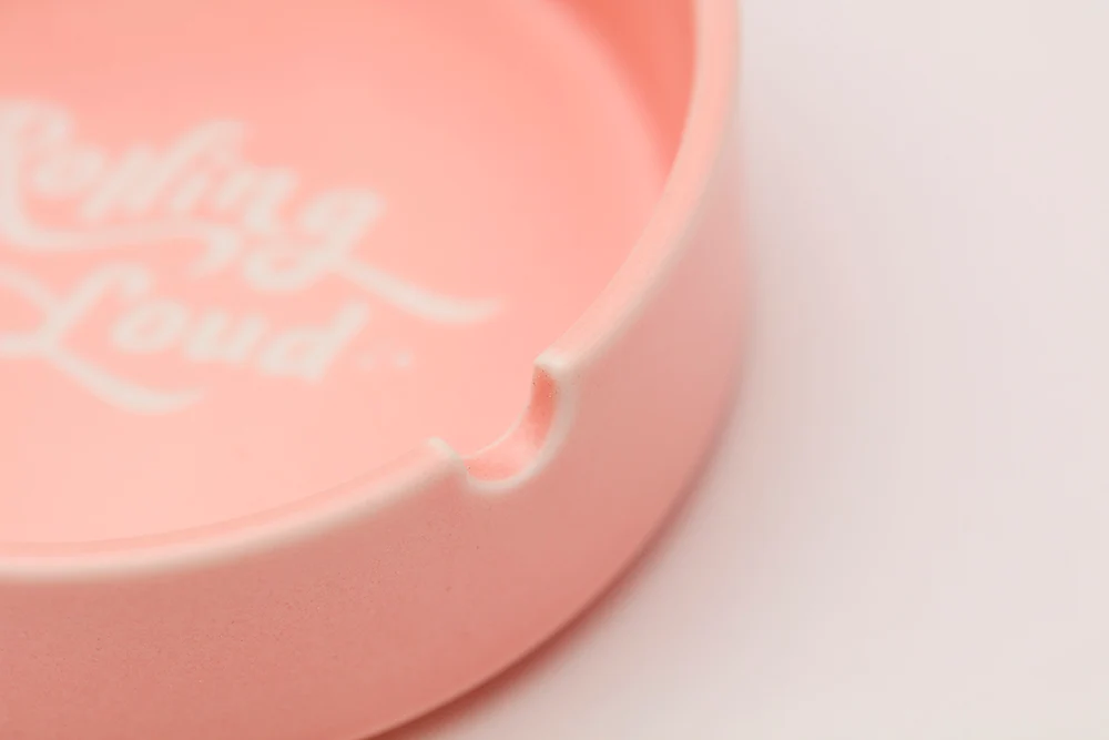 Rolling Loud Pink Ceramic Ashtray - Image 2