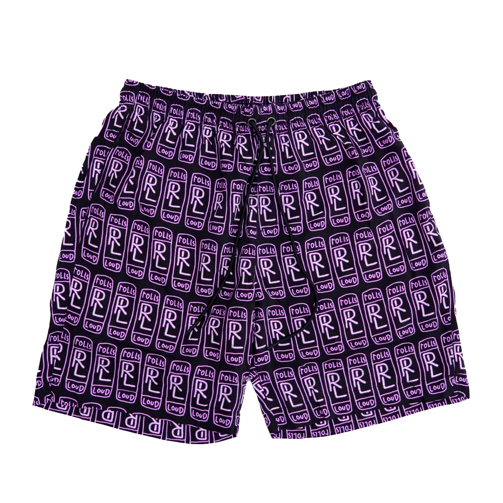 Rolling Loud x B2SS RL AOP shirt Black/Purple