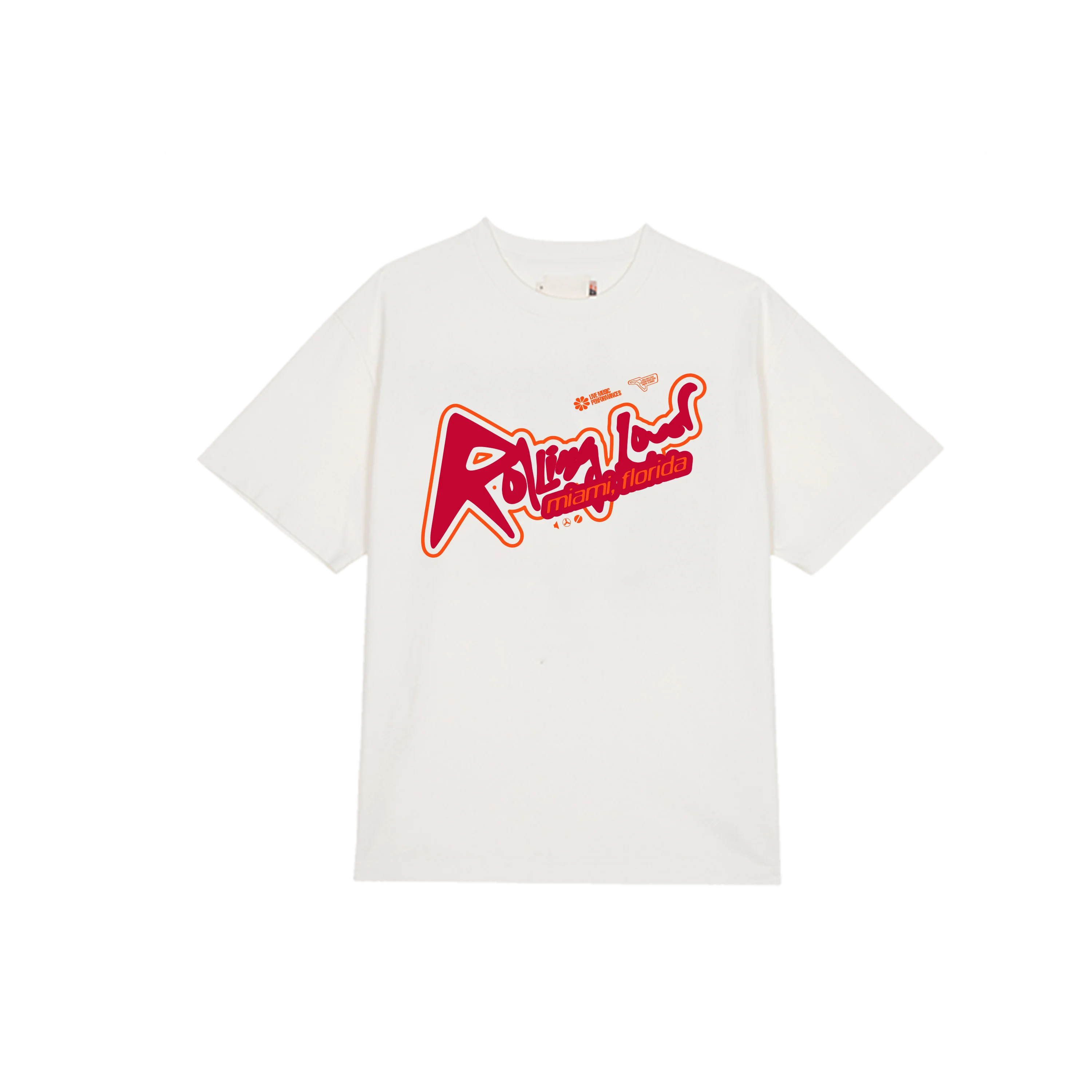 Splash Raft White Tee Miami 22 - Image 2