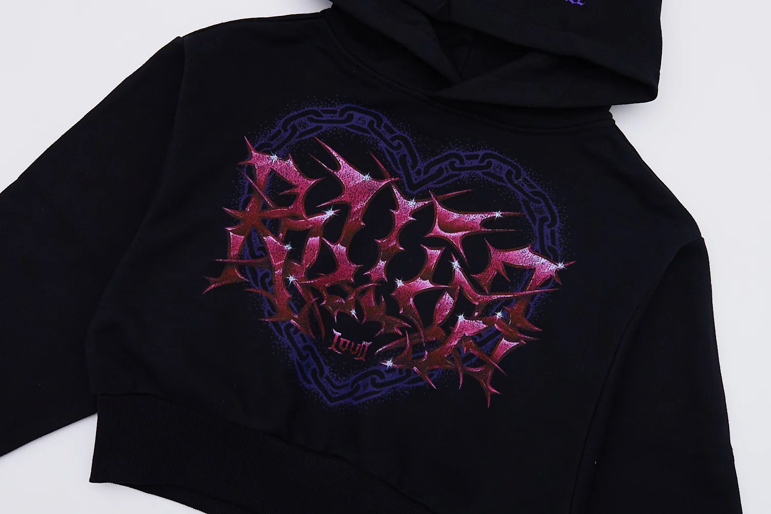 The Future Is Female Crop Hoodie - Image 3