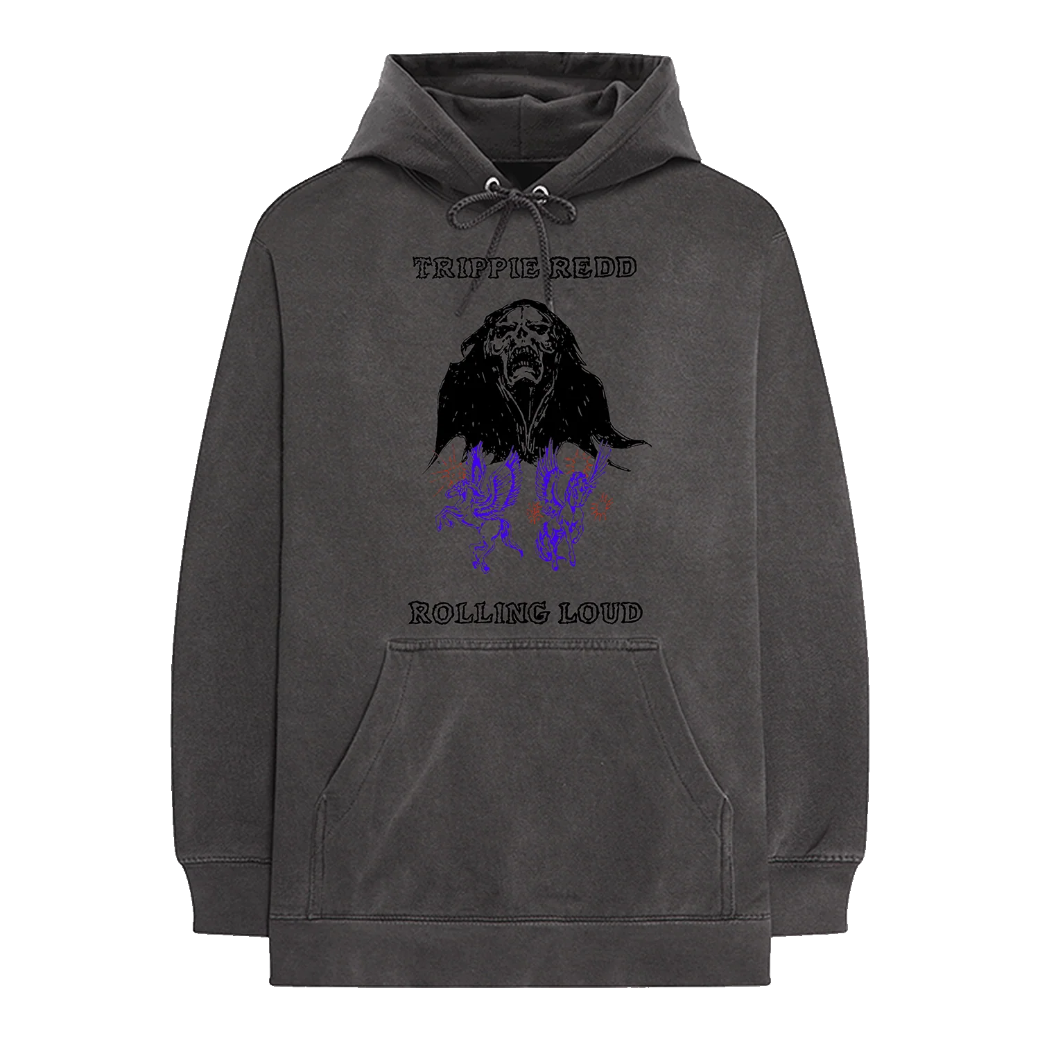 Trippie Redd x Rolling Loud Stream Washed Hoodie