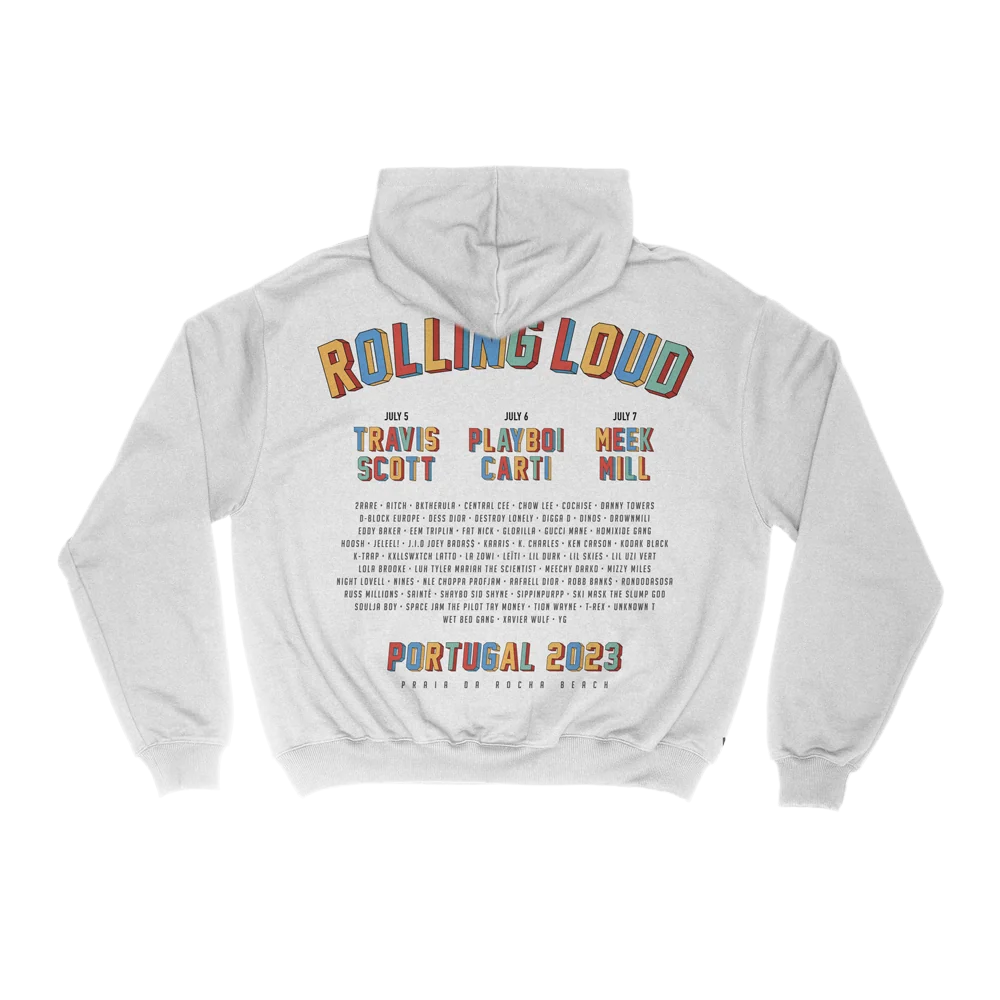White Portugal 23 Exclusive Line Up Hoodie - Image 2